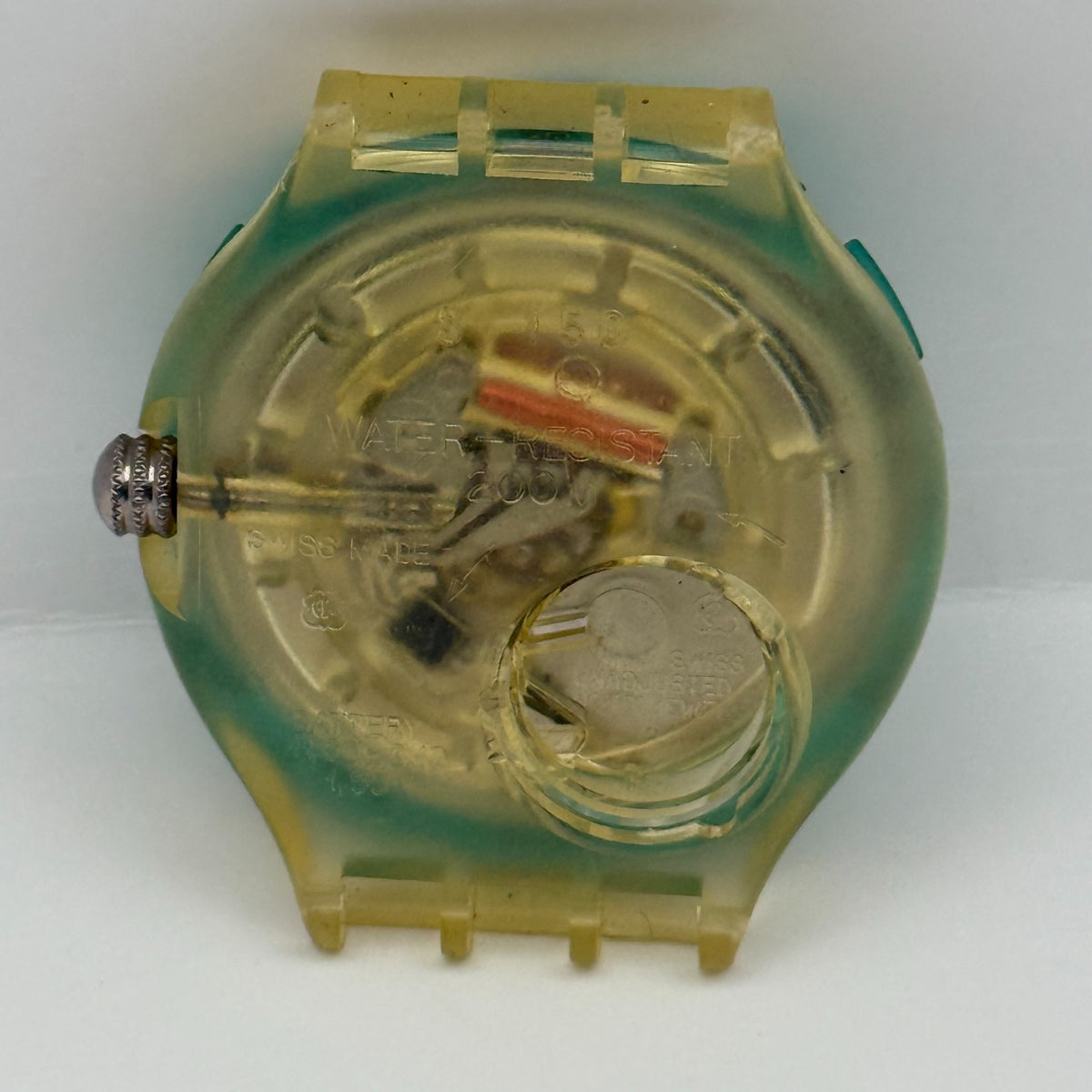 Vintage Swatch Scuba 200 Watch SDK105 Sea Grapes 1992 ETA Quartz 40mm Parts