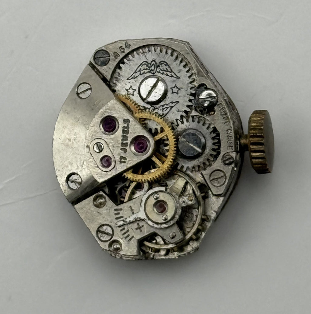 Unitas UT 540 Watch Movement Swiss Rotary 17 Jewels Parts Repair 15.2mm