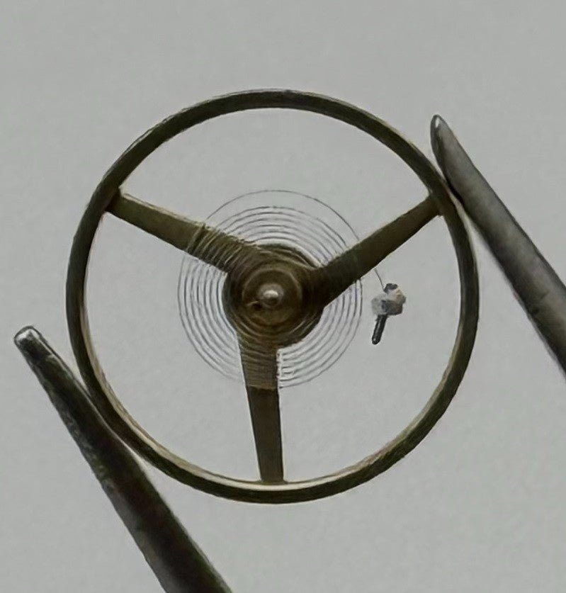 FEF 371 Balance Wheel Complete And Spring 6¾-8’’’’ 1572 Watch Movement Parts NOS