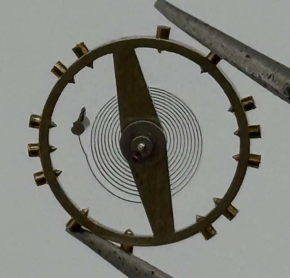 FHF 70 Balance Wheel Complete And Spring 10½’’’ Renata 201 Watch Movement Parts