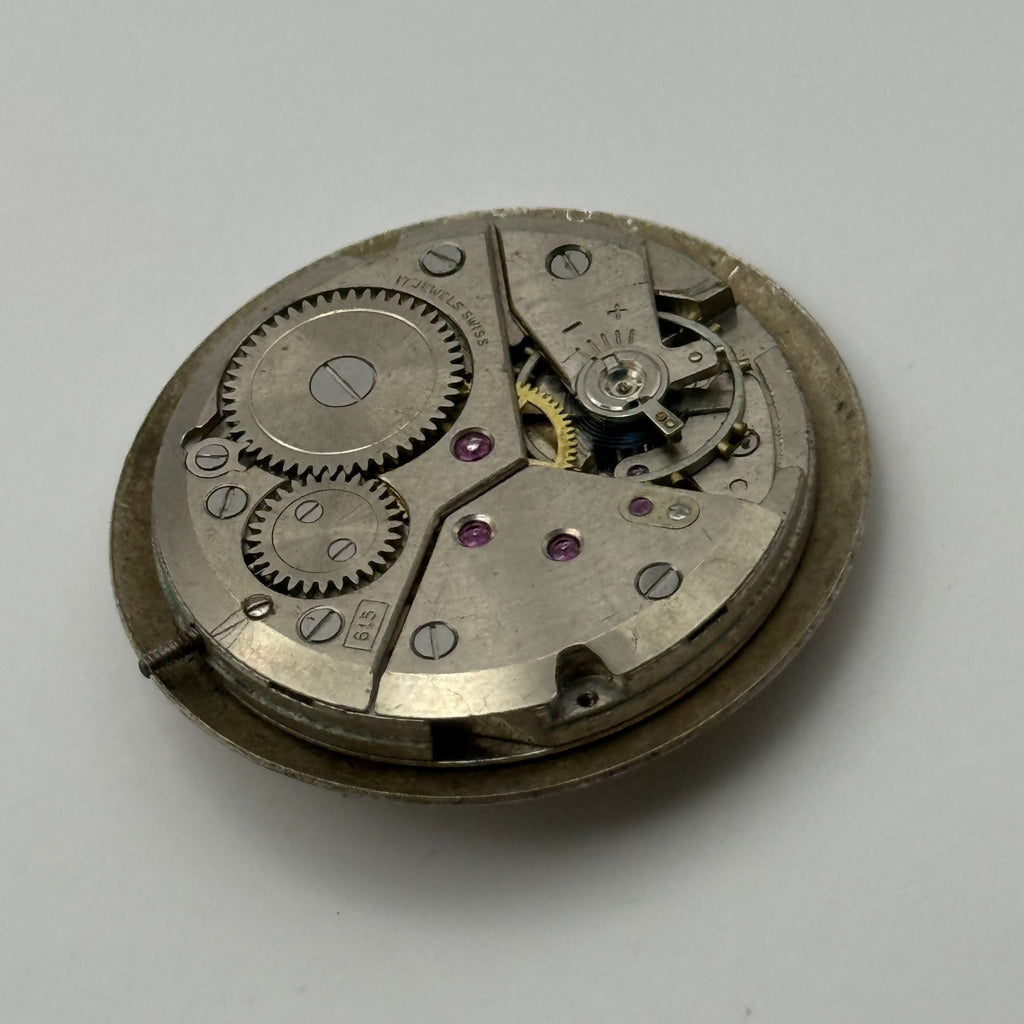 Peseux 336N Watch Movement Rotary 17 Jewels Swiss Manual Wind Parts Repair 26mm