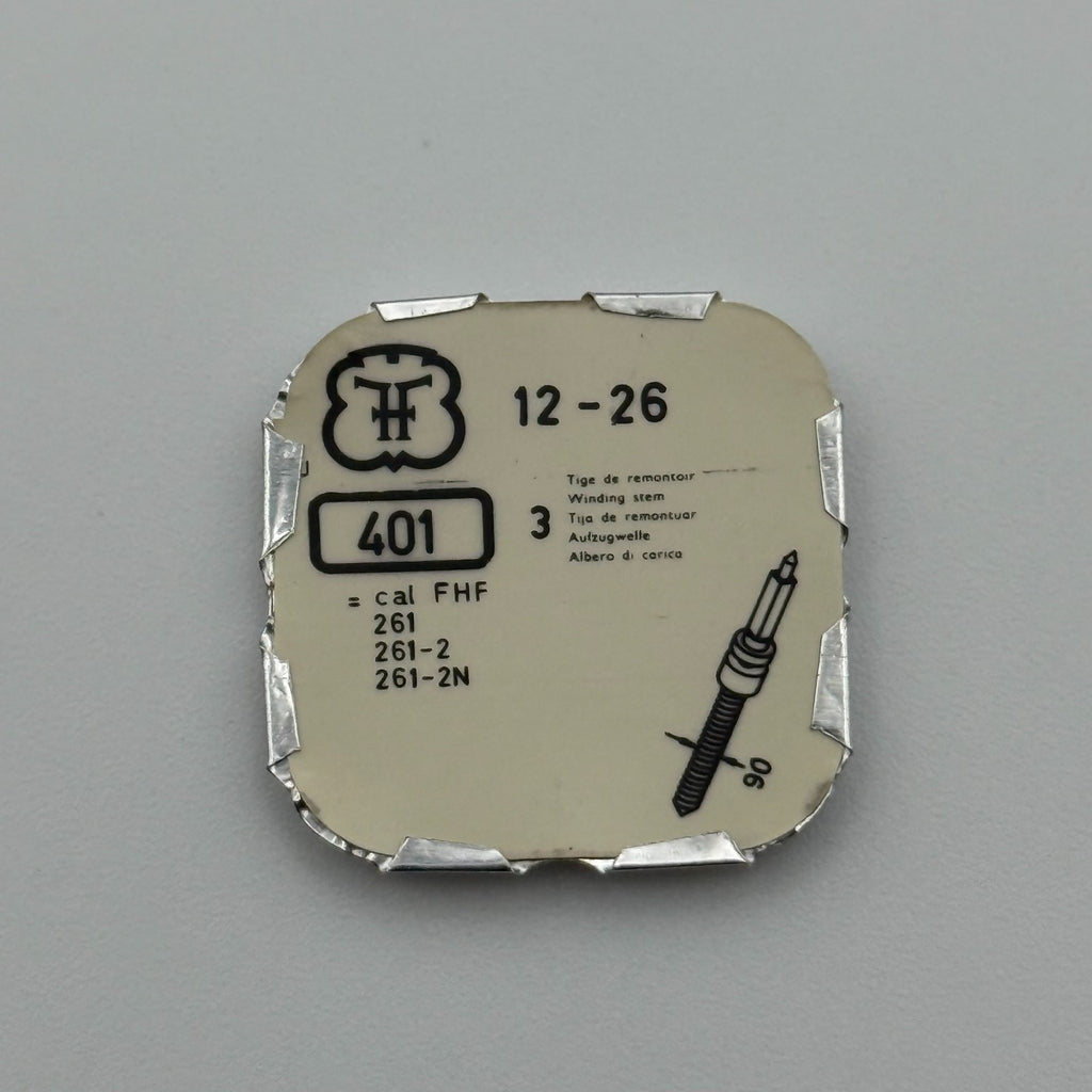 FHF 26 Winding Stem Pack Of 3 - 12 - 401 - New Old Stock - Watch Parts