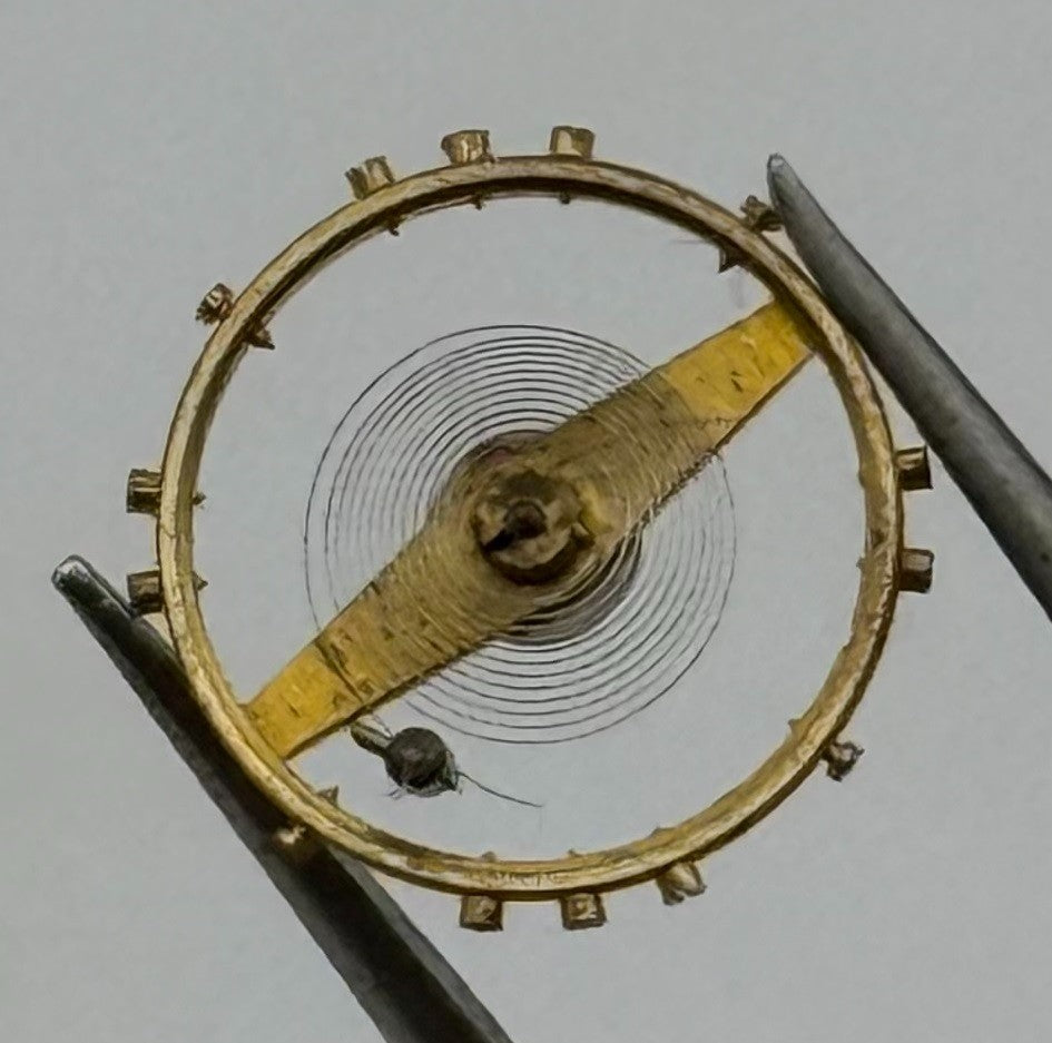 Smith A 360 Balance Wheel Complete And Spring 10½’’’ 970 Watch Movement Parts