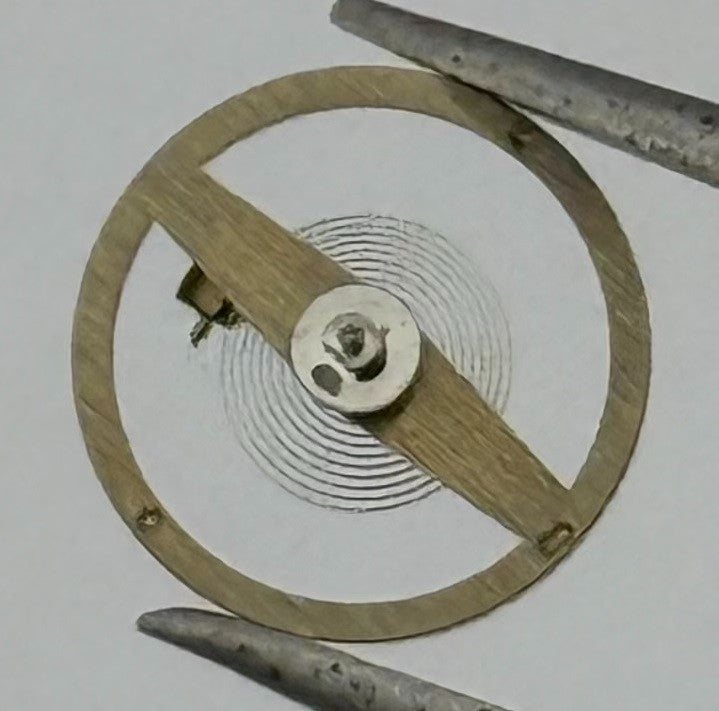 RW 75 Balance Wheel Complete And Spring 5¼’’’ Renata 557 Watch Movement Parts