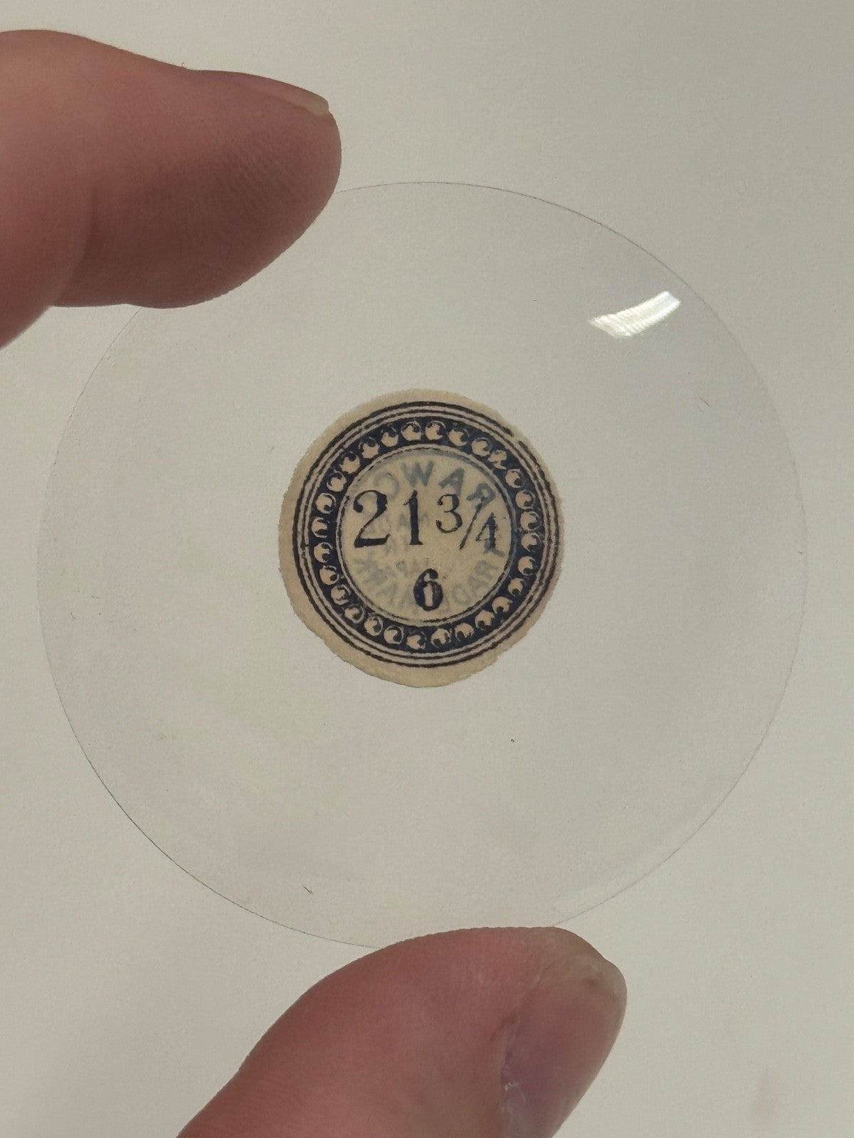 Antique Pocket Watch Glass Crystal - Choose From Available Sizes - Rawco - NOS