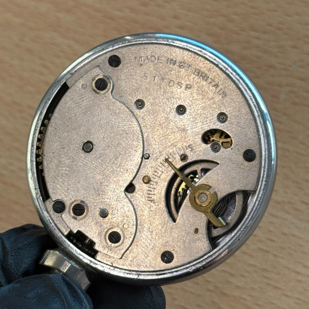 Ingersoll Football Pocket Watch  - Automation - Made In Great Britain To Repair