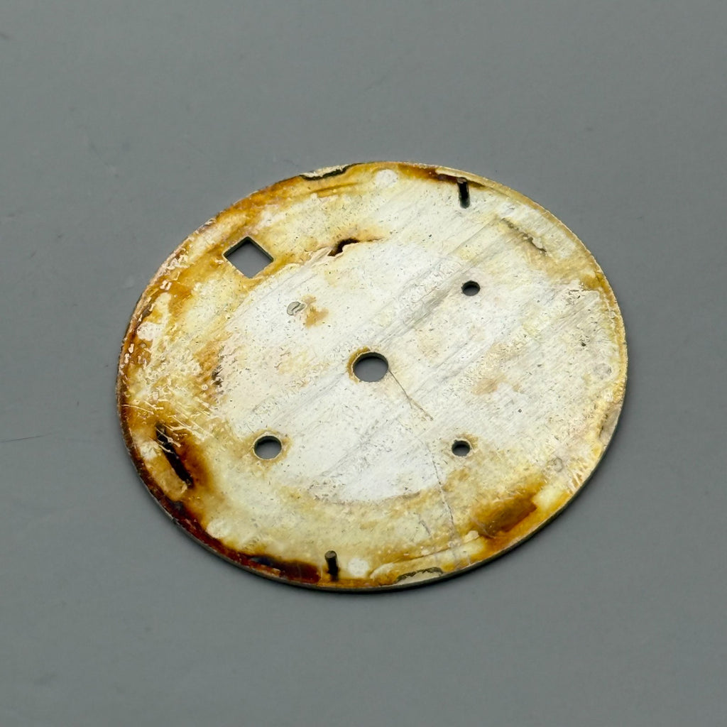 Seiko 7T32-7038 Watch Dial Chronograph Alarm SQ 50 Spare Parts Repair 27.4mm