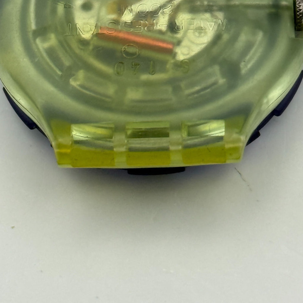 Vintage Swatch Scuba 200 Watch SDN103 Spray Up 1992 ETA Quartz Swiss 40mm Parts 