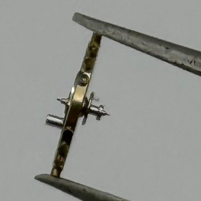 Kurtz 570 Balance Wheel Complete And Spring 5¼’’’ Watch Movement Parts NOS