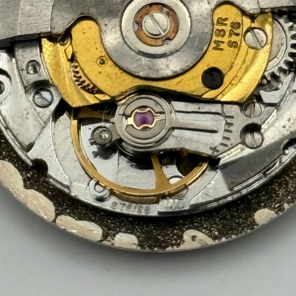 MSR S76/28 Watch Movement Garrard Date 21 Jewels Swiss Automatic Parts 25.9mm