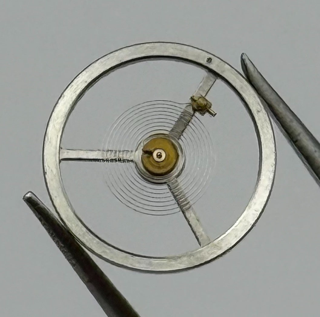 Ebosa 65 68 Balance Wheel Complete And Spring 10½’’’ 4451 Watch Movement Parts