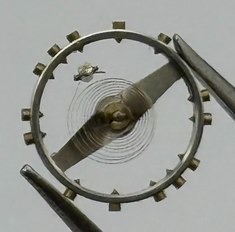 Unitas 190 Balance Wheel Complete And Spring 6/8’’’ Watch Movement Parts NOS