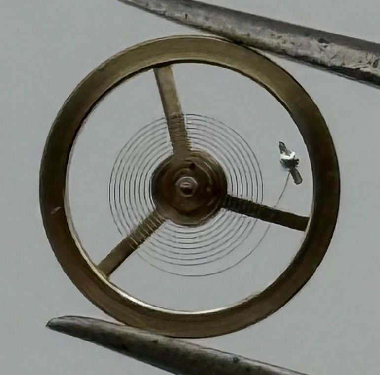 EB 1333 Balance Wheel Complete And Spring 8¾’’’ Renata 118 Watch Movement Parts
