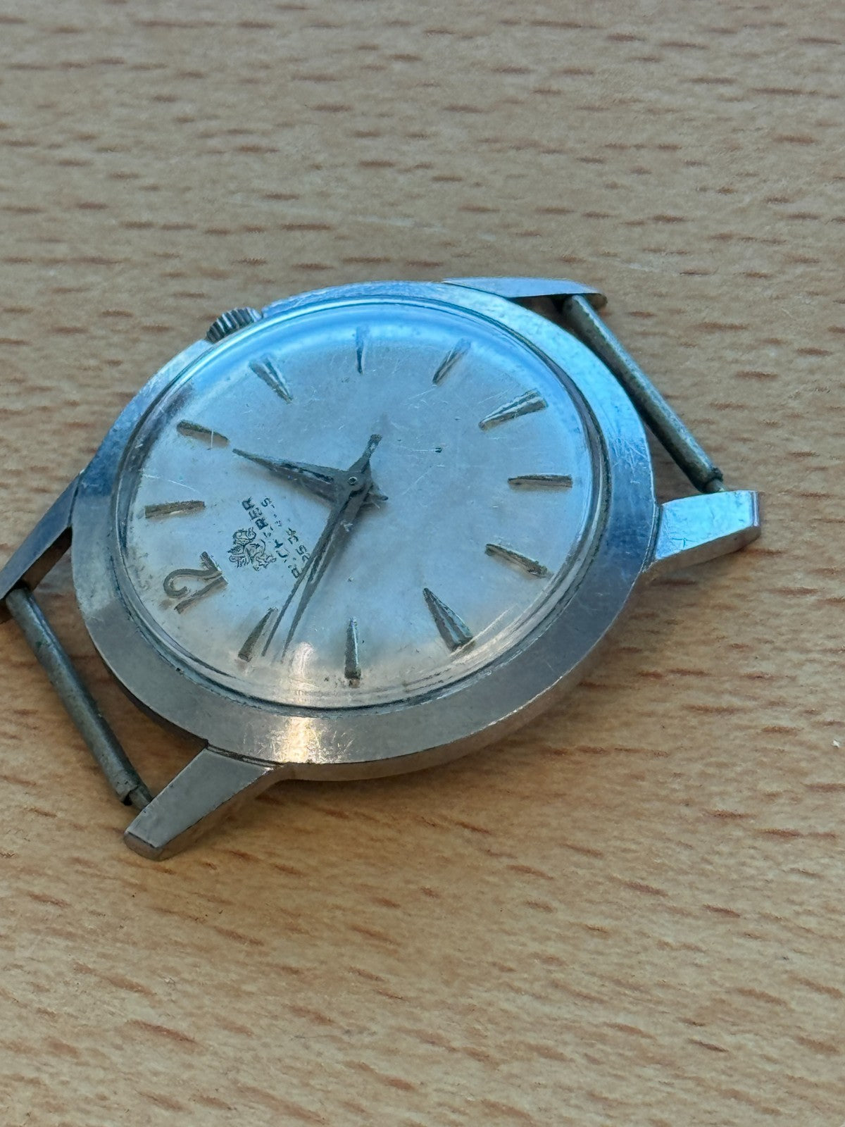 Bucherer Automatic Vintage Mens Watch Running Antimagnetic Incabloc Swiss 34mm