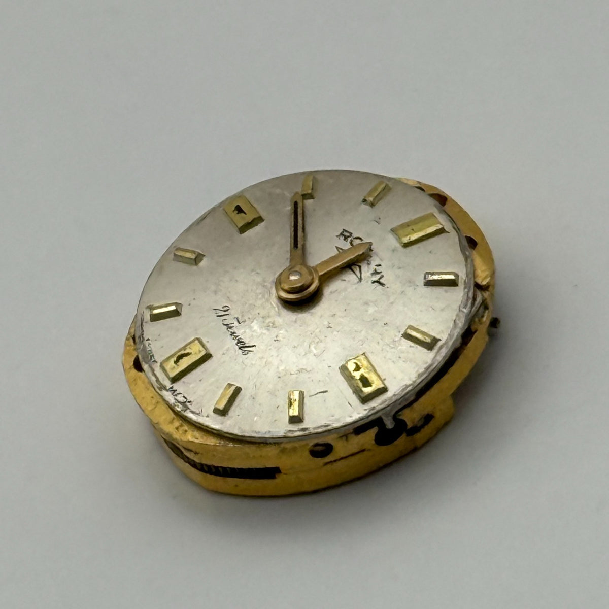 AS 1777 Watch Movement A. Schild Rotary 21 Jewels Swiss Manual Wind Parts 12.4mm