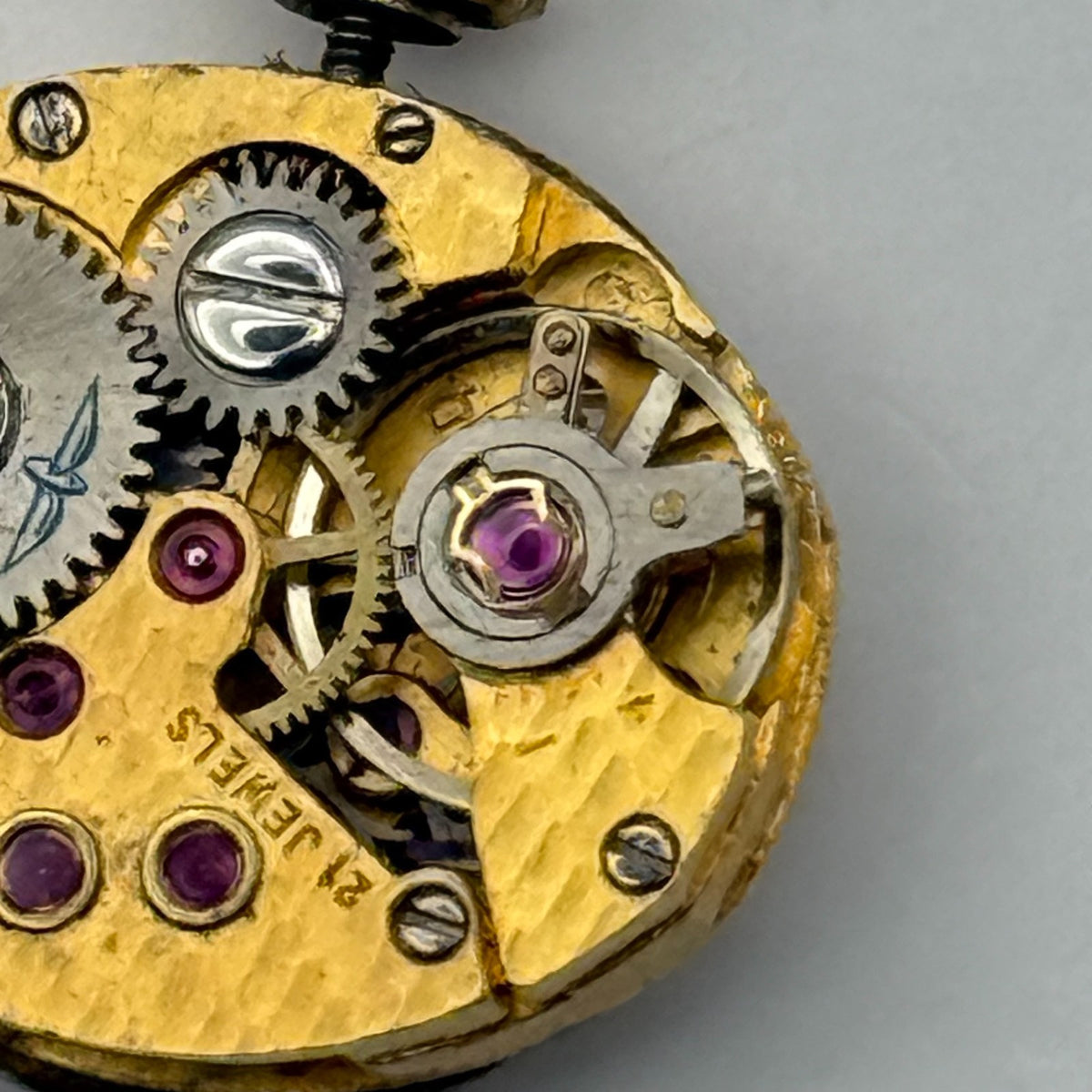 AS 1978 Watch Movement A. Schild Rotary 21J Swiss Manual Wind Parts Repair 13mm