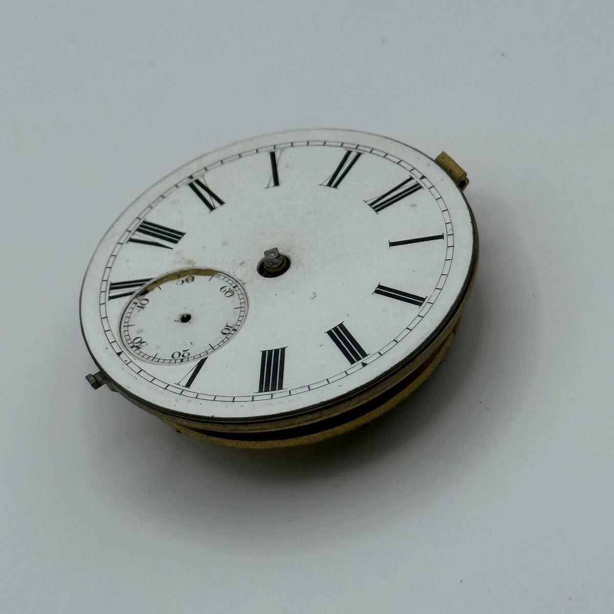English Lever Pocket Watch Movement - E. Johnson & Son Derby - Parts / Repair