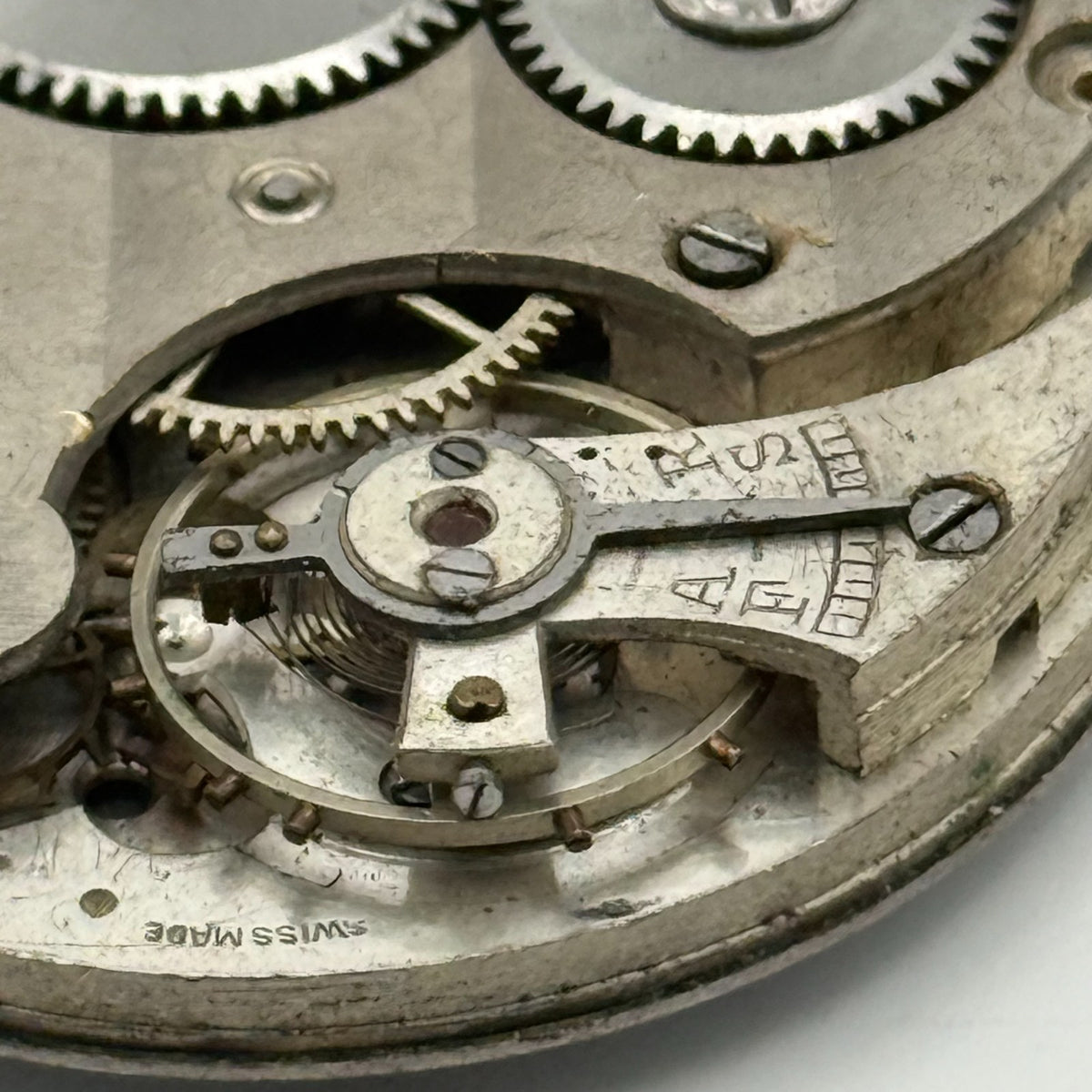 Freeman’s Non Magnetic Pocket Watch Movement Open Face Sub Seconds Parts 37.9mm