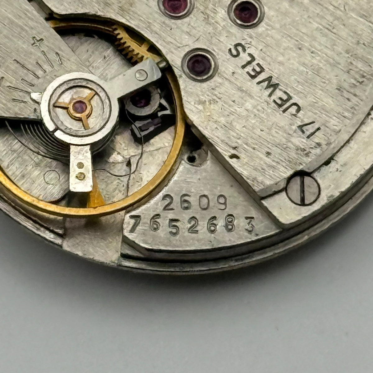 Poljot 2609 Watch Movement Soviet 17 Jewels Manual Wind Parts Repair 26.5mm
