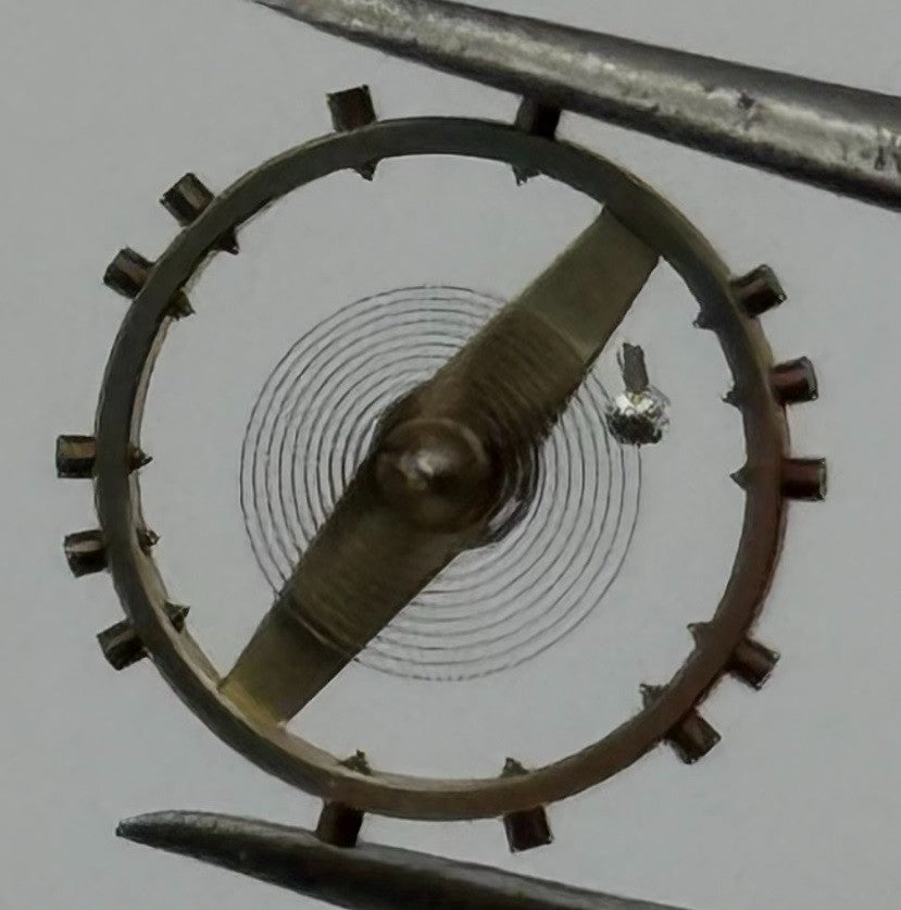 Essor S Balance Wheel Complete And Spring 10½’’’ Bergeon 252 Watch Movement Part