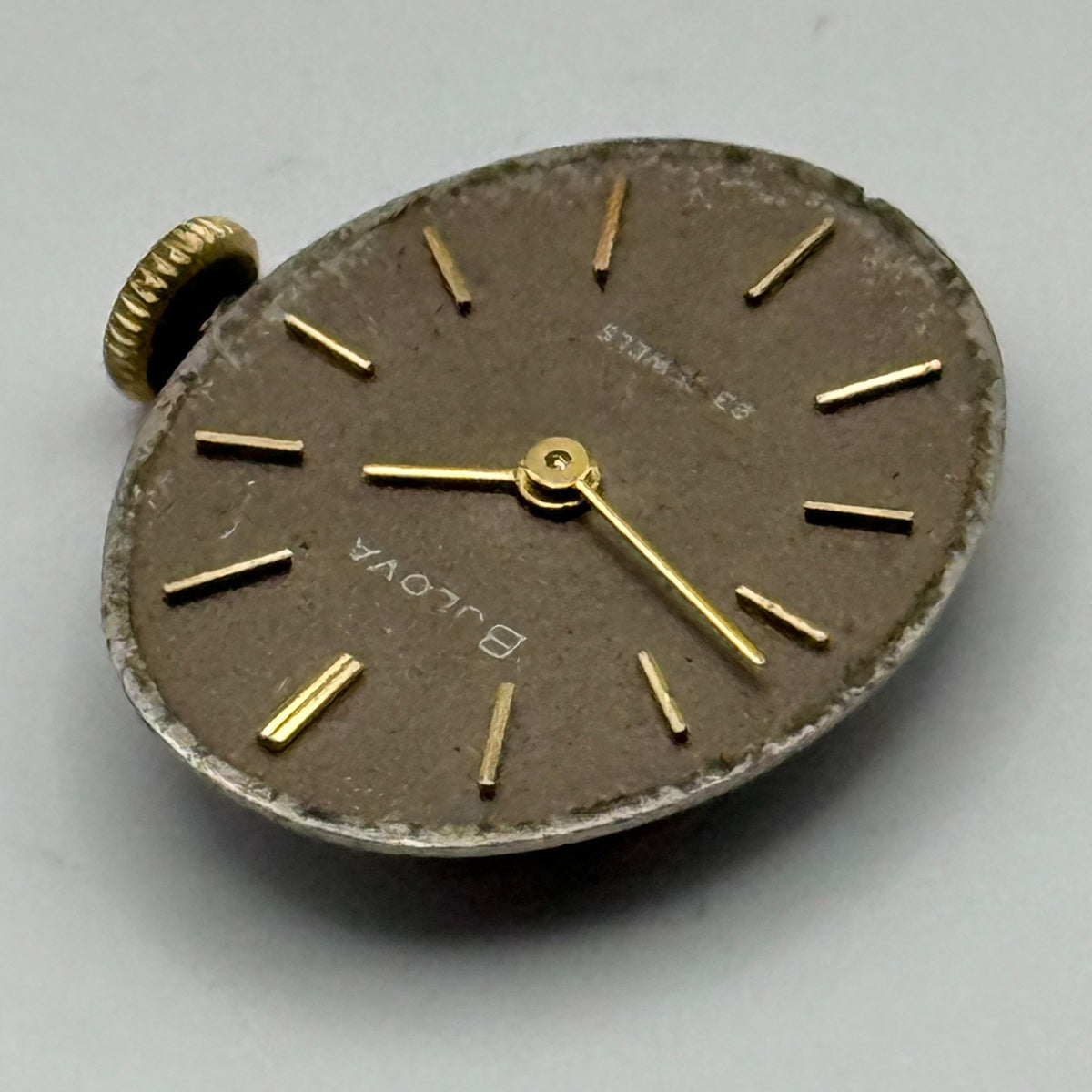 Bulova 5BD Watch Movement - Ladies 23 Jewels - For Parts / Repair - 12.8mm