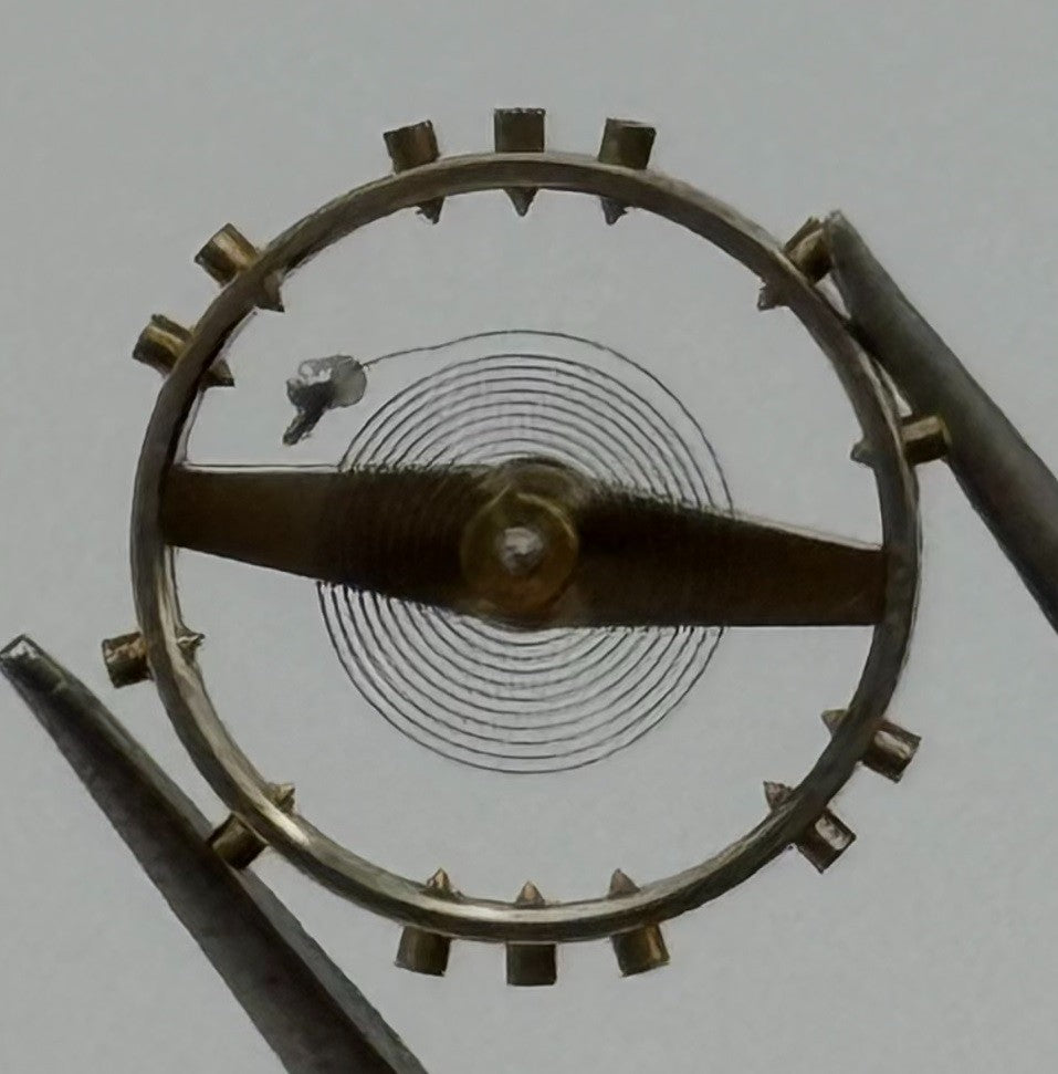 FHF 70 Balance Wheel Complete And Spring 10½’’’ Renata 201 Watch Movement Parts