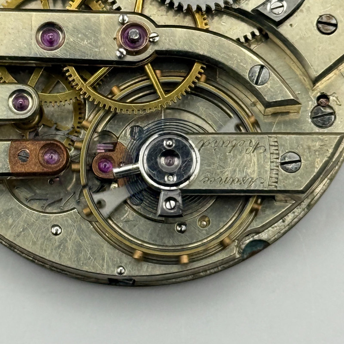 High Grade Pocket Watch Movement Running Antique Hunter Parts Repair 42.8mm
