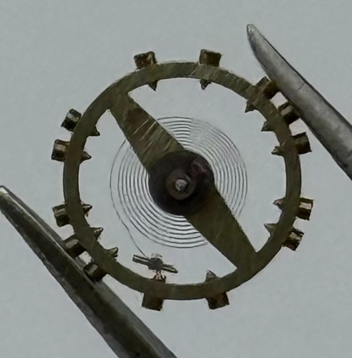 Femga 45 Balance Wheel Complete And Spring 5½’’’ 1006 M Watch Movement Parts NOS