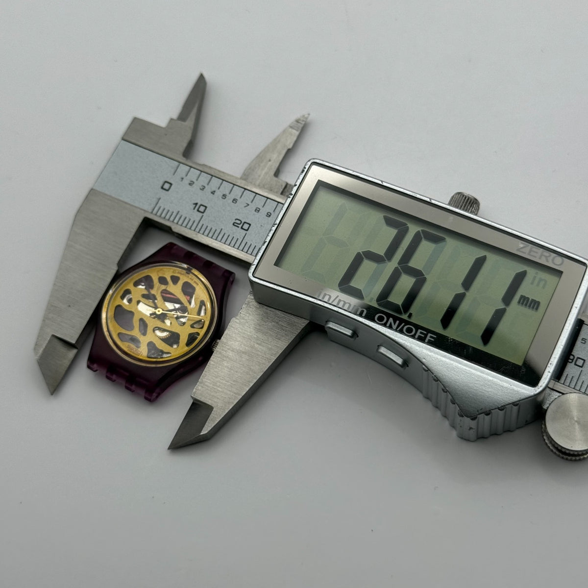 Vintage Swatch Lady Watch LR109 Beaujolais 1989 ETA Quartz Swiss 25mm Parts 