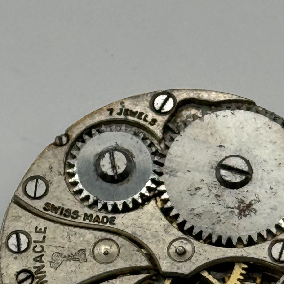 Pinnacle Trench Watch Movement Sub Seconds Red 12 Swiss Manual Wind Parts 28.8mm
