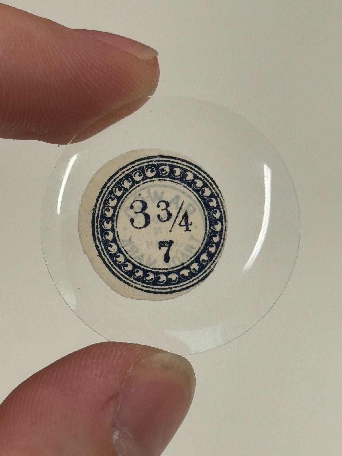 Antique Pocket Watch Glass Crystal - Choose From Available Sizes - Rawco - NOS