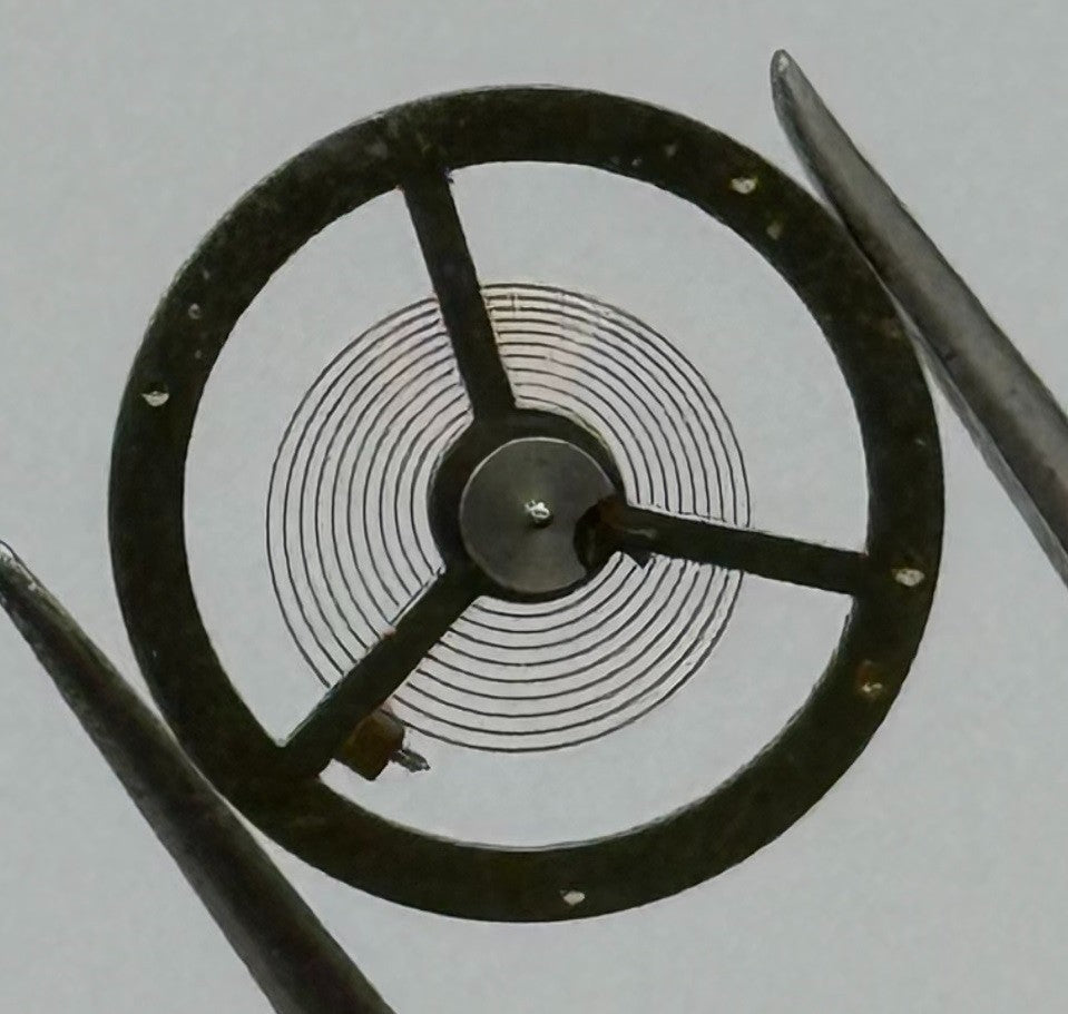 Brac 190 Balance Wheel Complete And Spring Renata 828 Watch Movement Parts NOS
