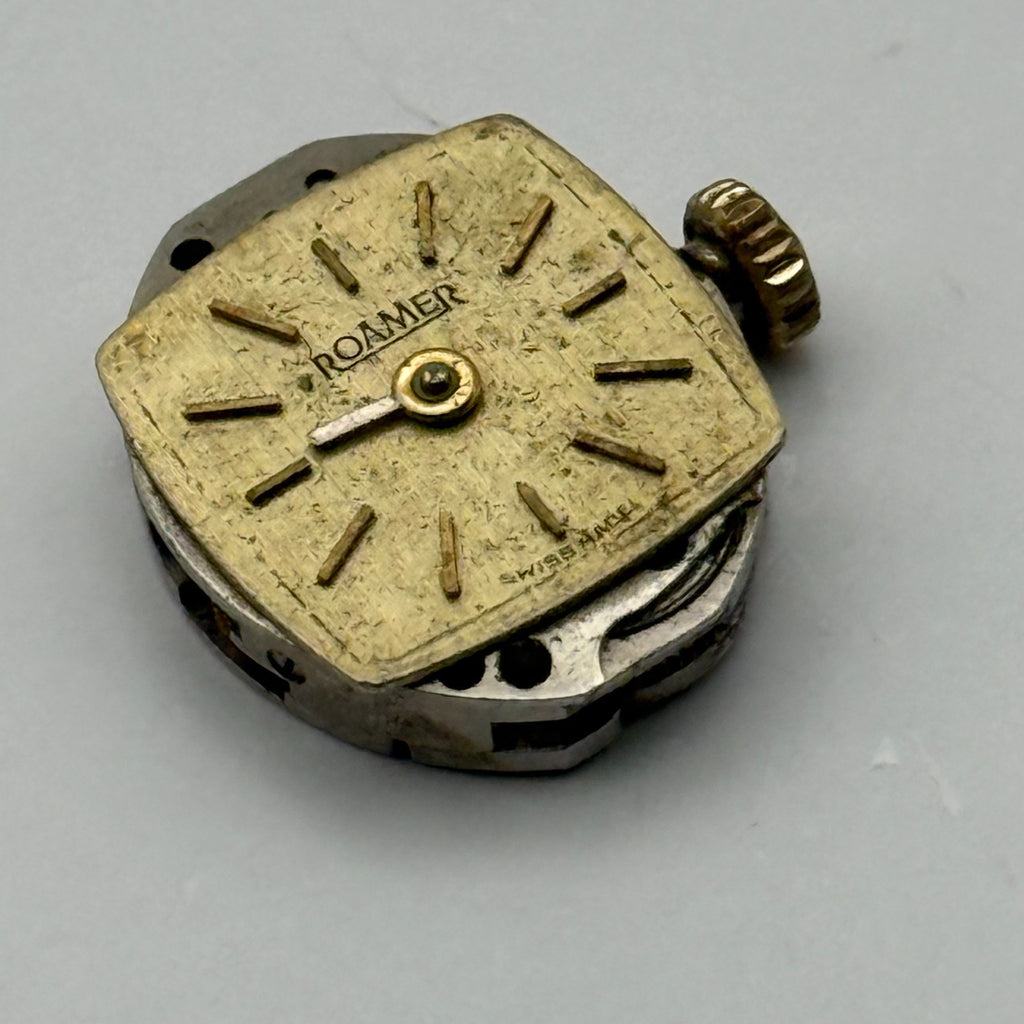 MST 466 Watch Movement Roamer 19 Jewels Swiss Manual Wind Parts Repair 13.1mm