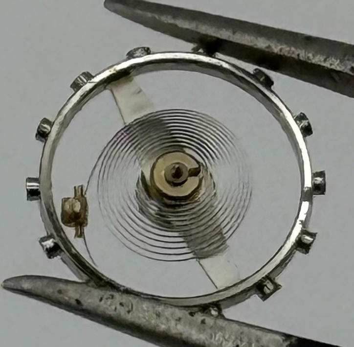 EB 1431 KIF Balance Wheel Complete And Spring Watch Movement Parts NOS