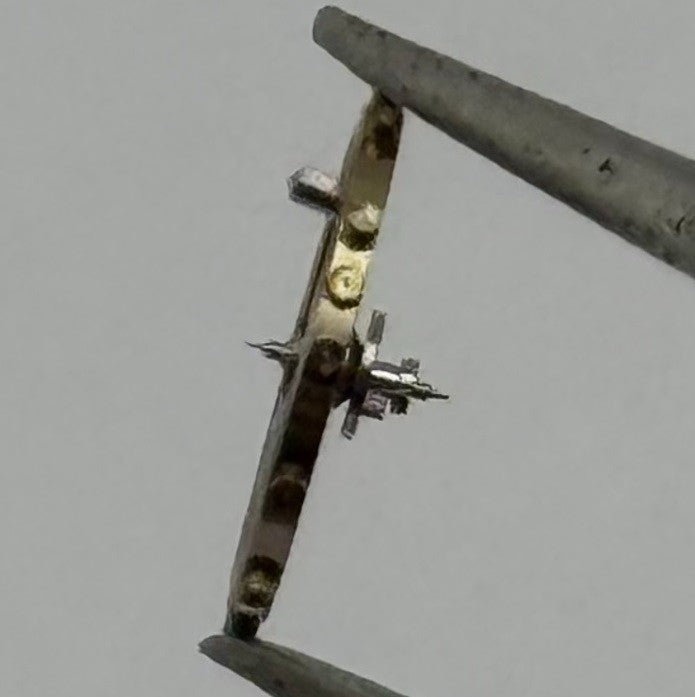 Felsa 4162 Balance Wheel Complete And Spring Renata 1244 M Watch Movement Parts
