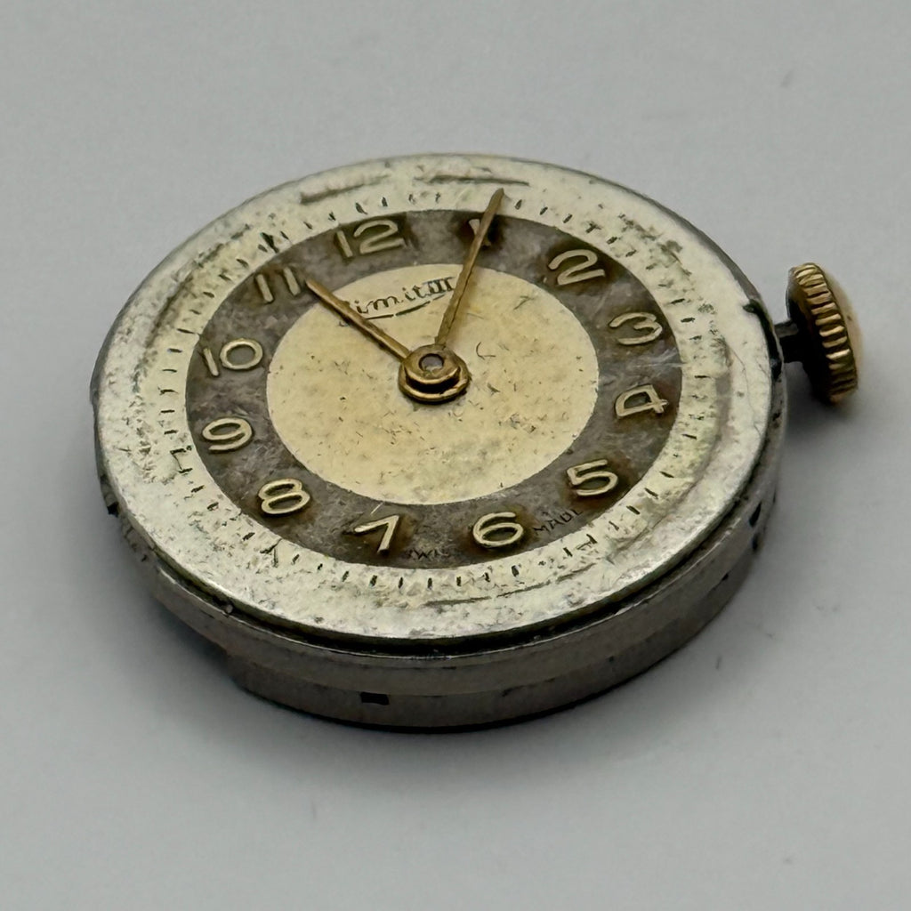 Revue 50 Watch Movement - Limit III - Running - For Parts / Repair - 22mm