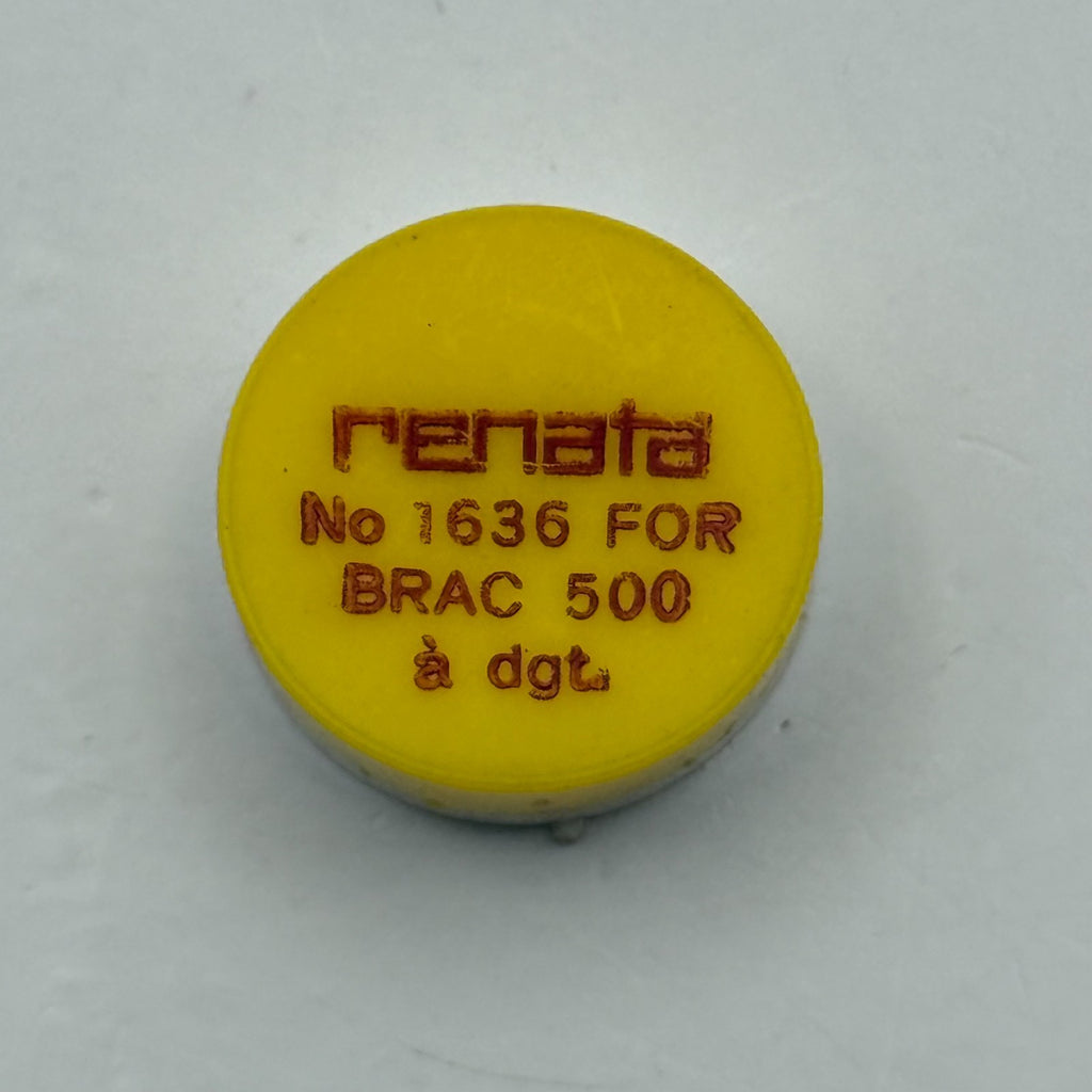 Brac 500 Balance Wheel Complete And Spring Renata 1636 Watch Movement Parts NOS