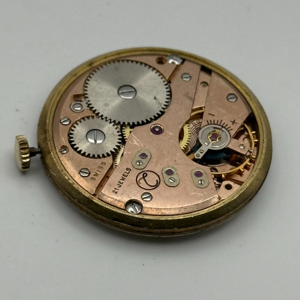 AS 1560 Watch Movement Running A. Schild 1560 Trebex 21 Jewels Parts 32.4mm