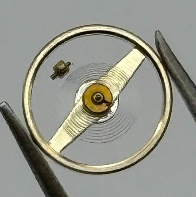 Ebosa 86 87 Balance Wheel Complete And Spring 8¾’’’ 1249 Watch Movement Parts