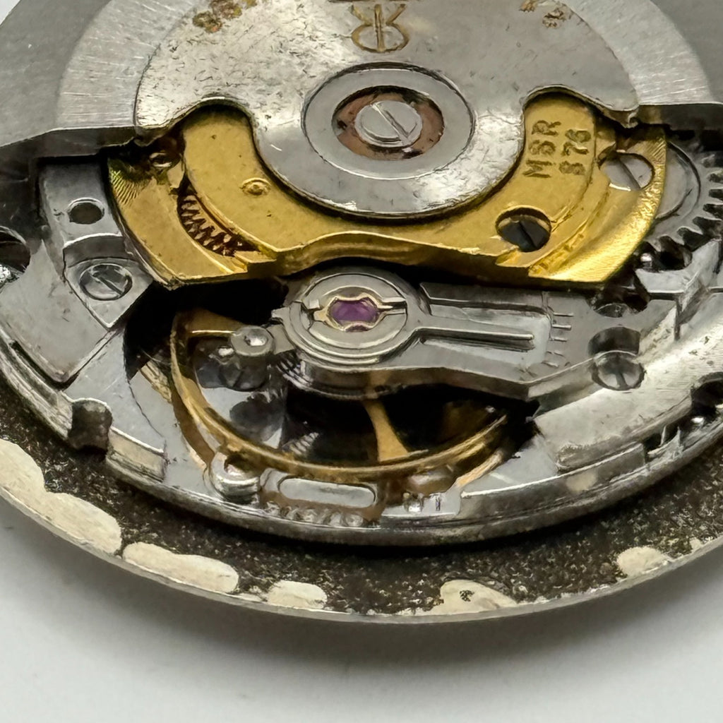 MSR S76/28 Watch Movement Garrard Date 21 Jewels Swiss Automatic Parts 25.9mm