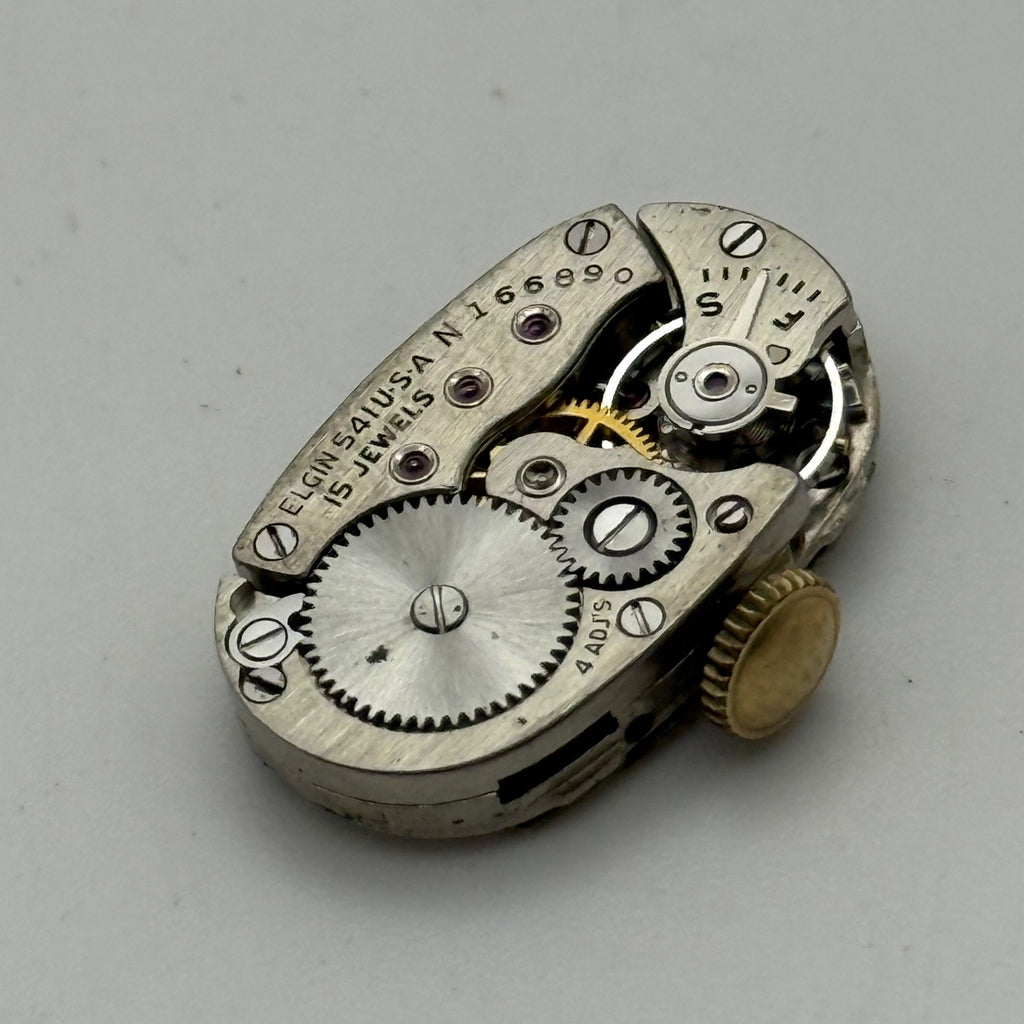Elgin Grade 541 Model 2 Watch Movement 1951  American Parts Repair Ladies 21/0s