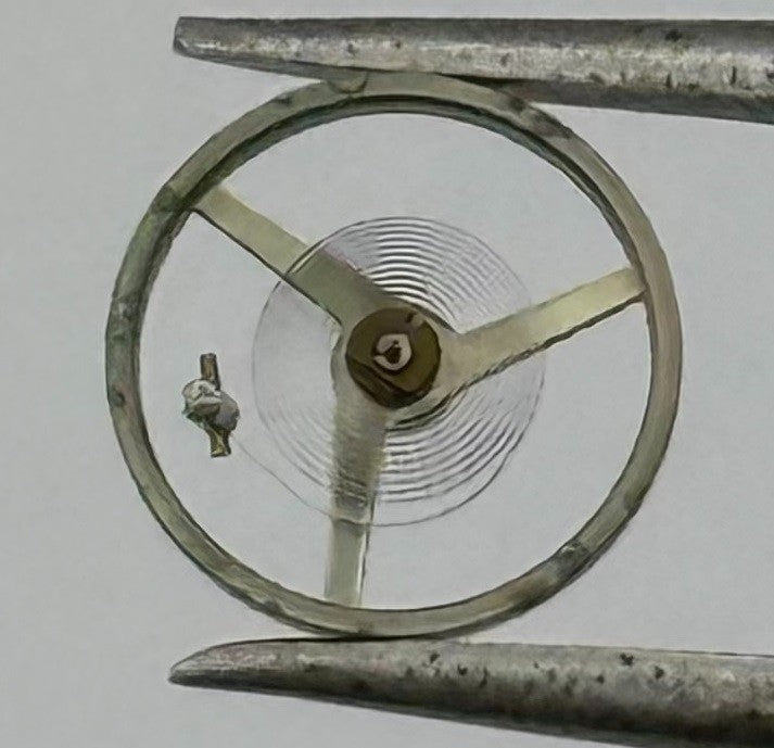 Enicar 672 Balance Wheel Complete And Spring 5½’’’ 4804 Watch Movement Parts NOS