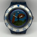 Vintage Swatch Scuba 200 Watch SDN112 Decompression 1994 Swiss 40mm Parts Repair