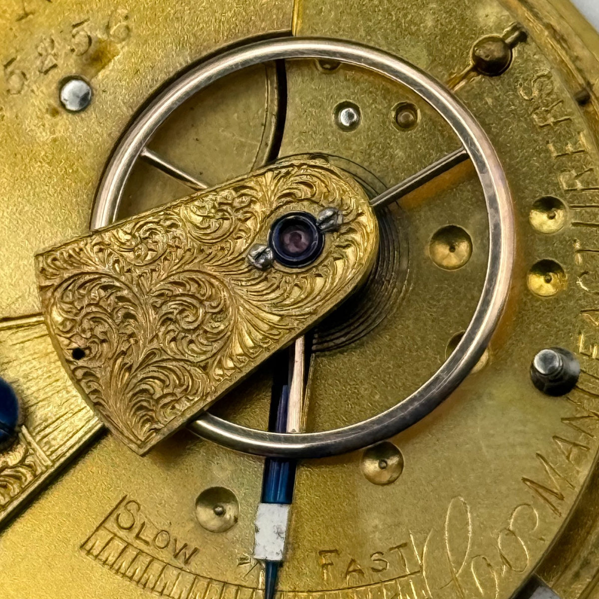 English Lever Pocket Watch Movement - James Reid & Co. Coventry - Parts / Repair