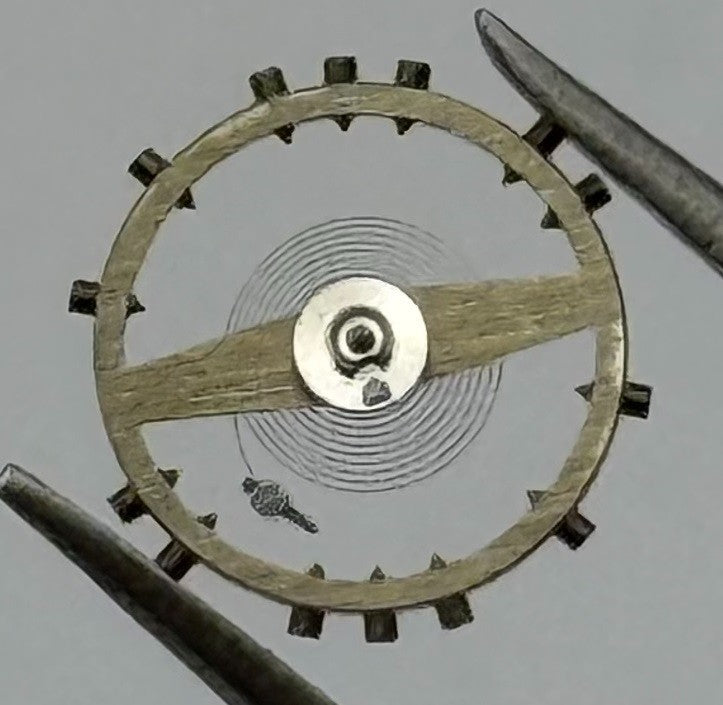 MST 340 Balance Wheel Complete And Spring Renata 378 Watch Movement Parts NOS