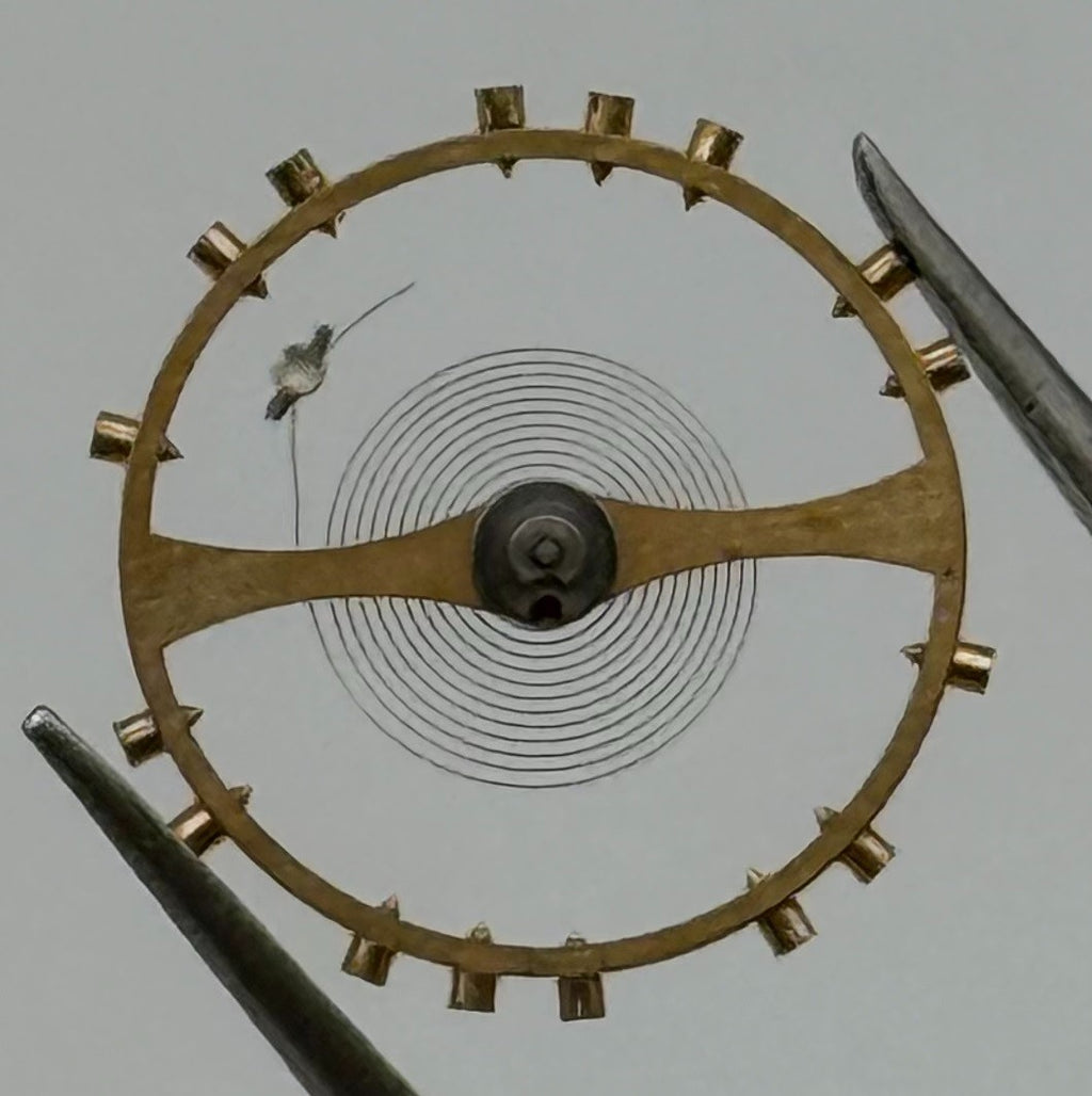 AS 1188 Balance Wheel Complete And Spring Renata 549 M Watch Movement Parts NOS