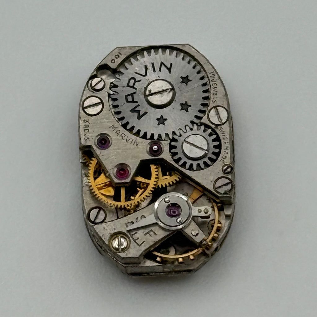 Marvin 100 Watch Movement - Marvin - For Parts / Repair