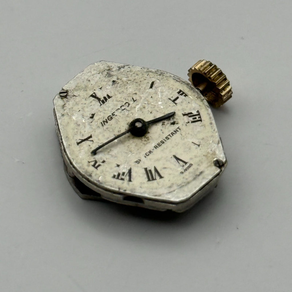 Ingersoll Watch Movement 1 Jewel Unadjusted Swiss Manual Wind Parts 15.3mm