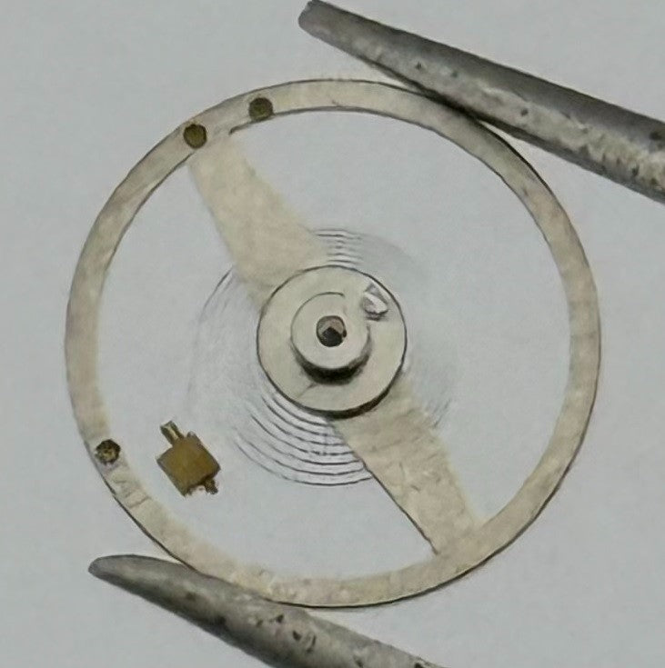 MST 378 Balance Wheel Complete And Spring 6¾’’’ 589 Watch Movement Parts NOS