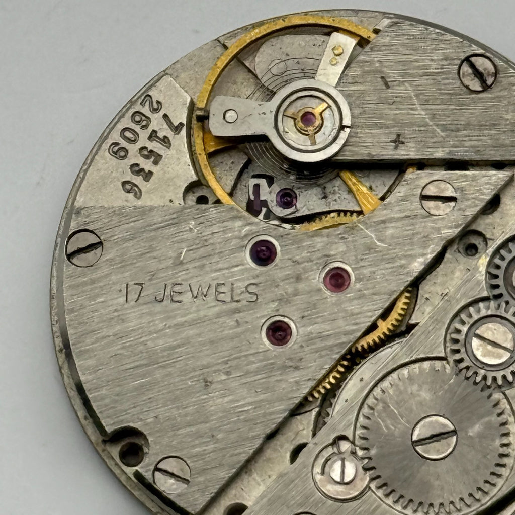 Poljot 2609 Watch Movement Soviet 17 Jewels Manual Wind Parts Repair 26.5mm
